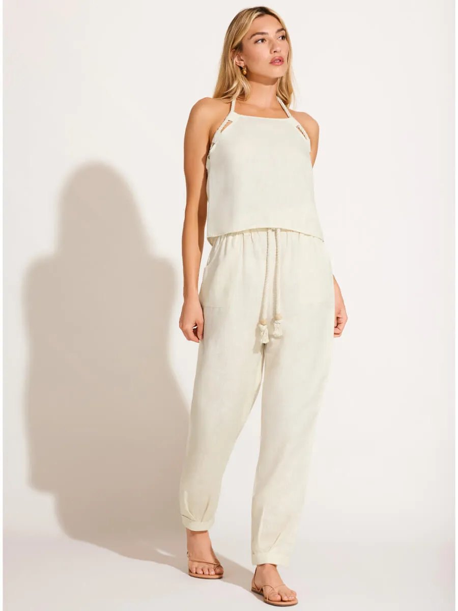 Avery Pant in Oatmeal EcoLinen