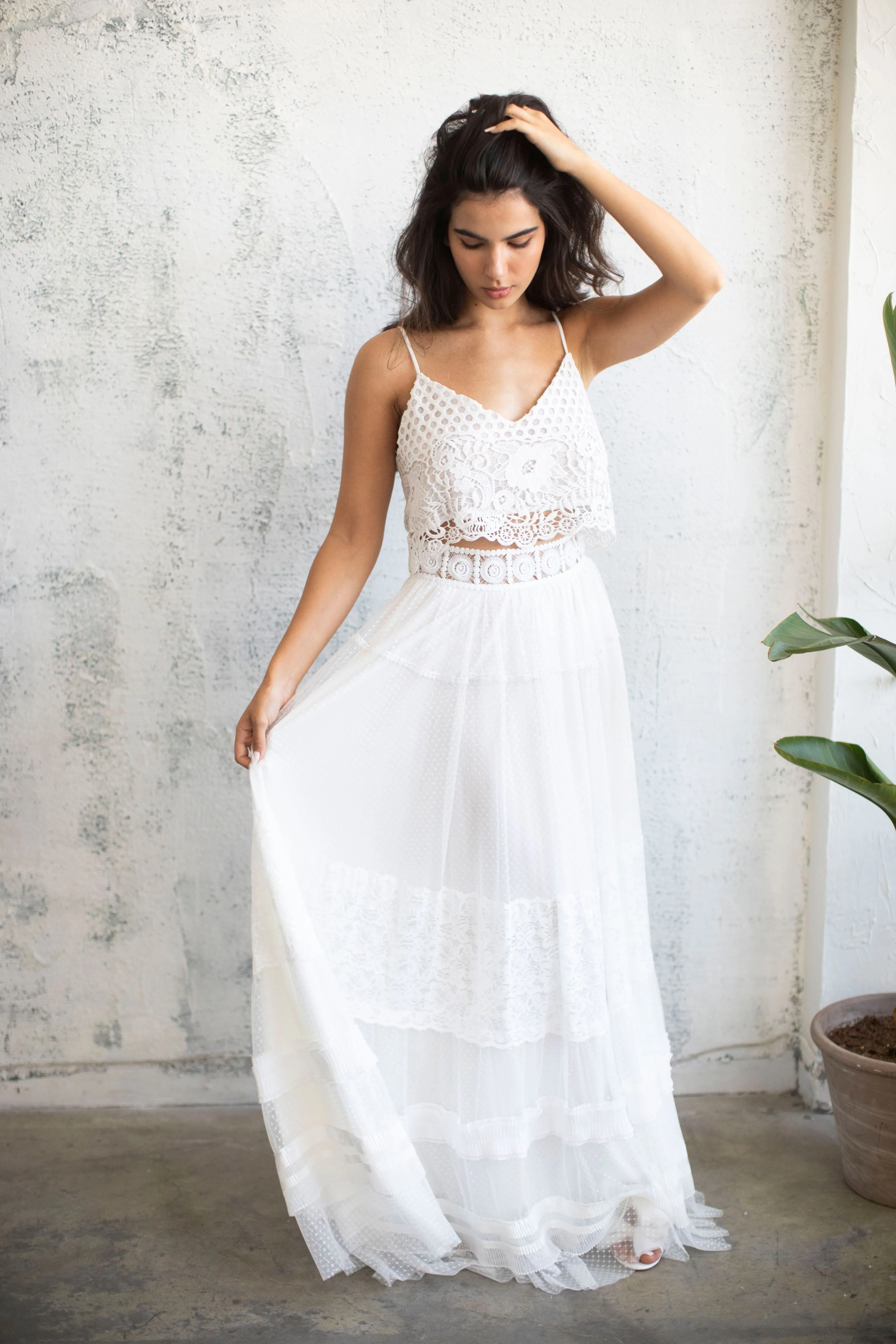 AVRIL BRIDAL CROP TOP