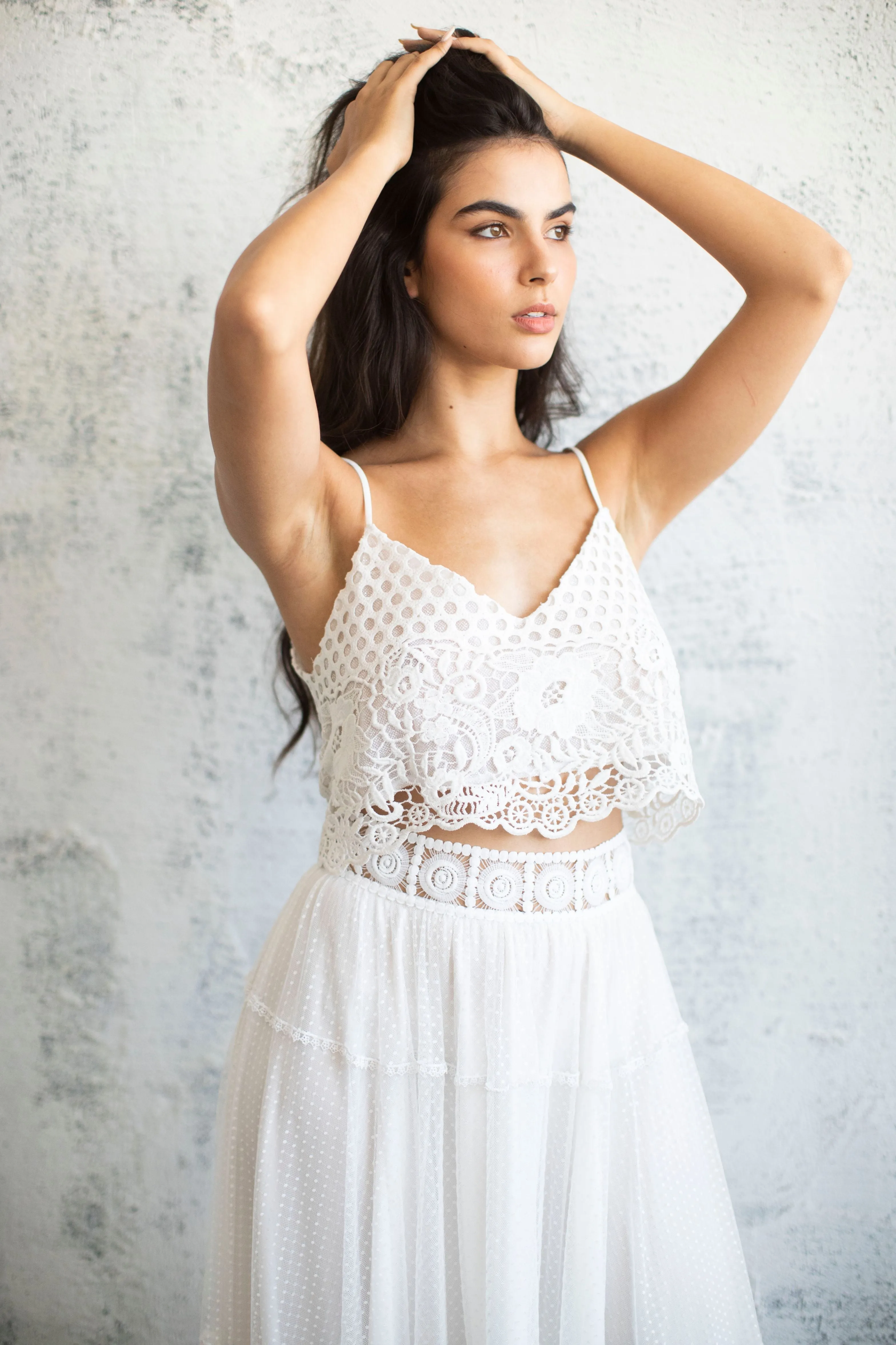 AVRIL BRIDAL CROP TOP