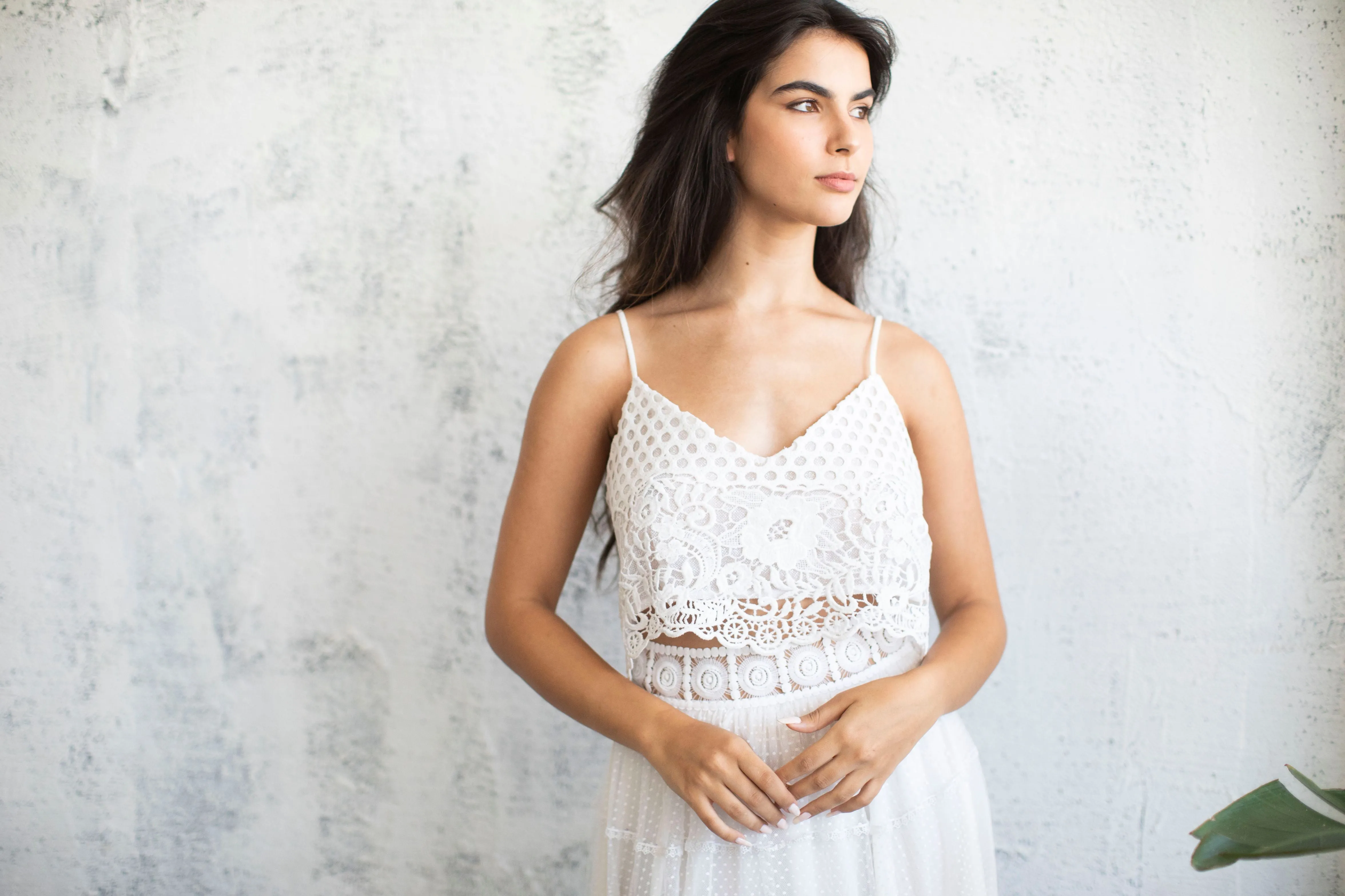 AVRIL BRIDAL CROP TOP