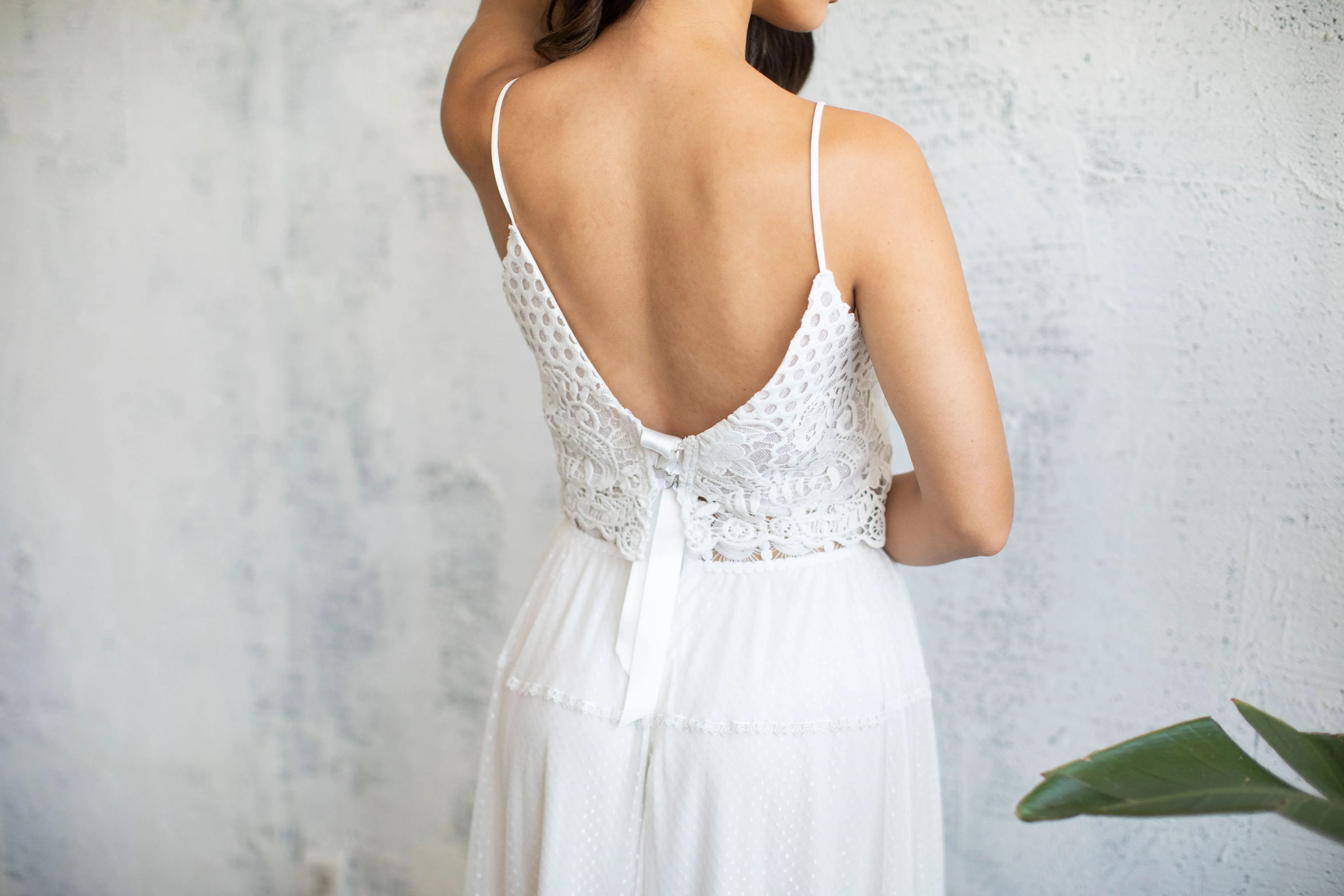 AVRIL BRIDAL CROP TOP