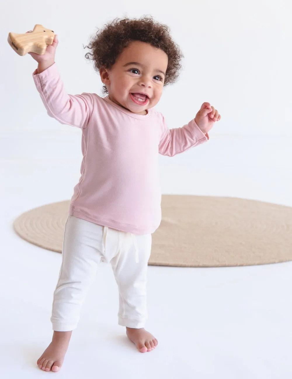Baby Pull on Pants - Sky