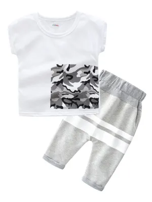 Baby Toddler Boy Causal T-shirt With Pants