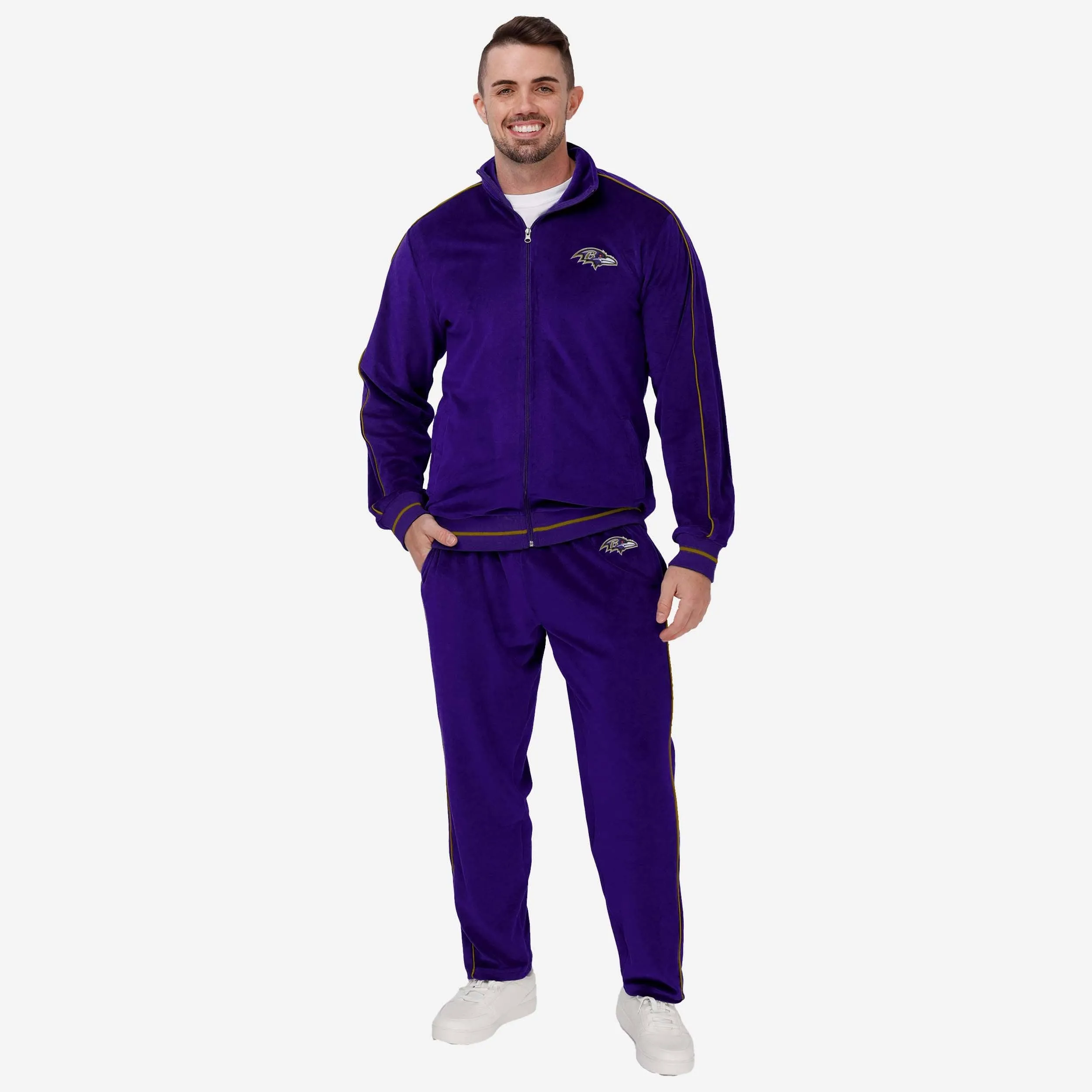 Baltimore Ravens Velour Zip Up Top