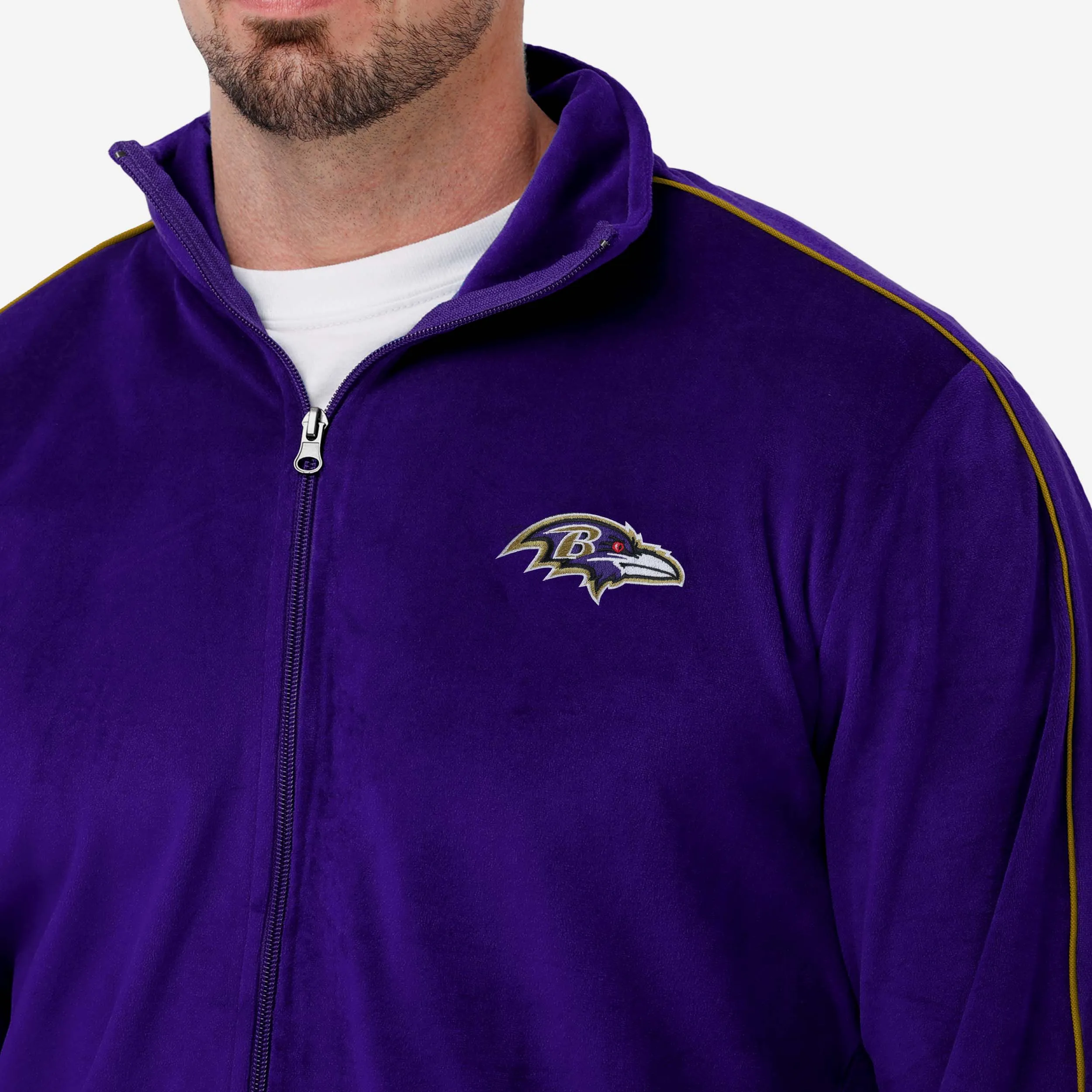 Baltimore Ravens Velour Zip Up Top