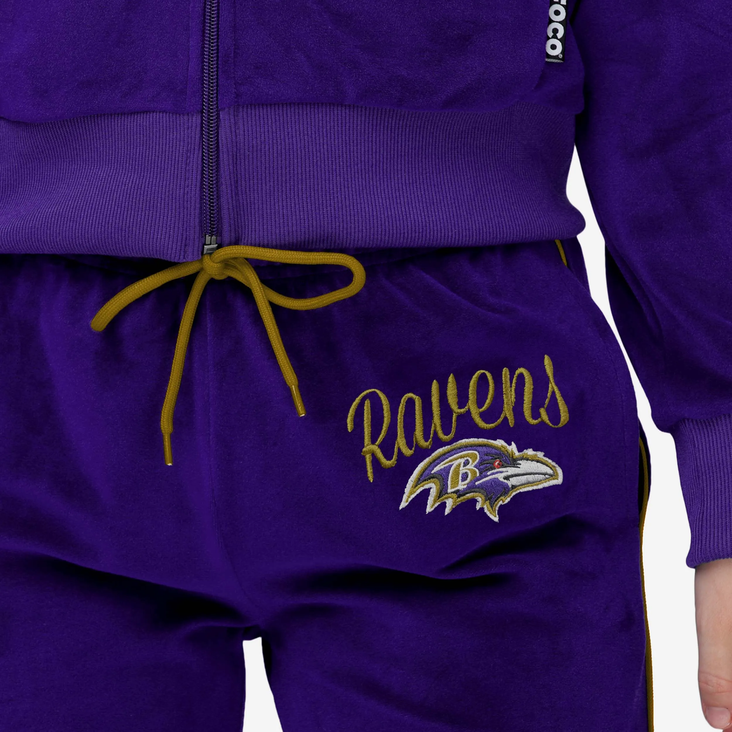 Baltimore Ravens Womens Velour Pants