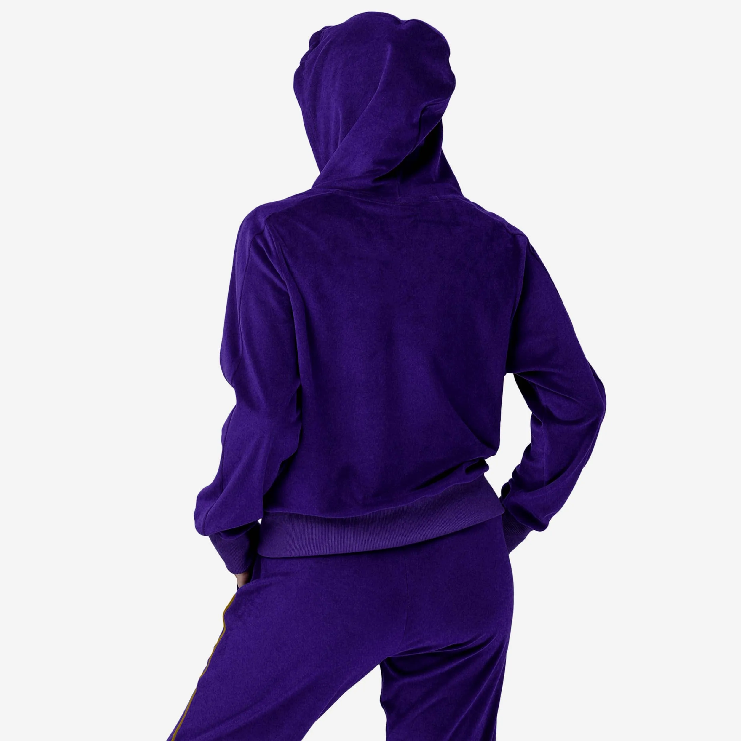 Baltimore Ravens Womens Velour Zip Up Top