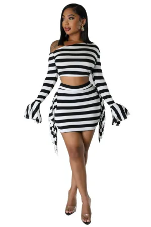 Beetlejuice Skirt Set