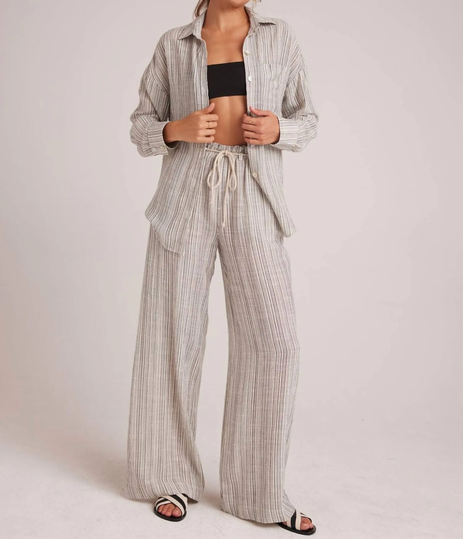 Bella Dahl - Drawcord Wide Leg Pant