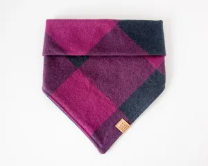 Berry Plum Dog Bandana (Personalization Available)