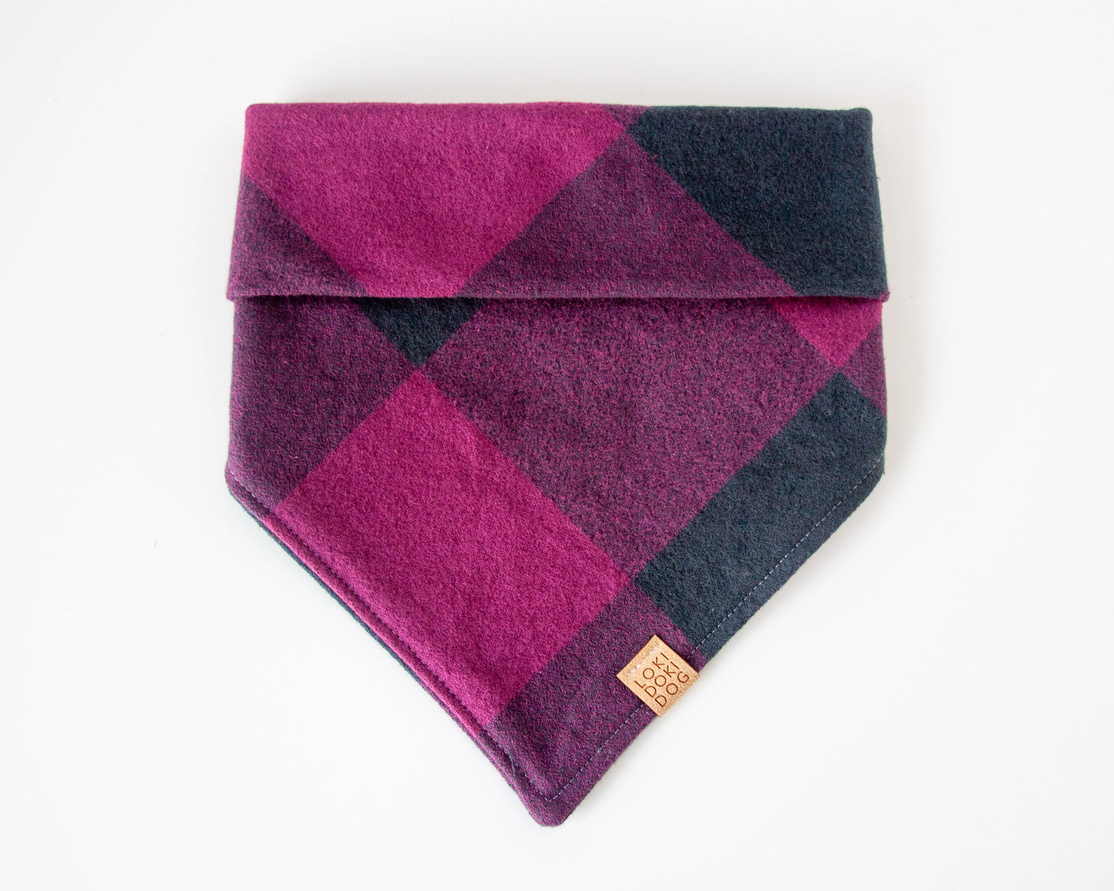 Berry Plum Dog Bandana (Personalization Available)