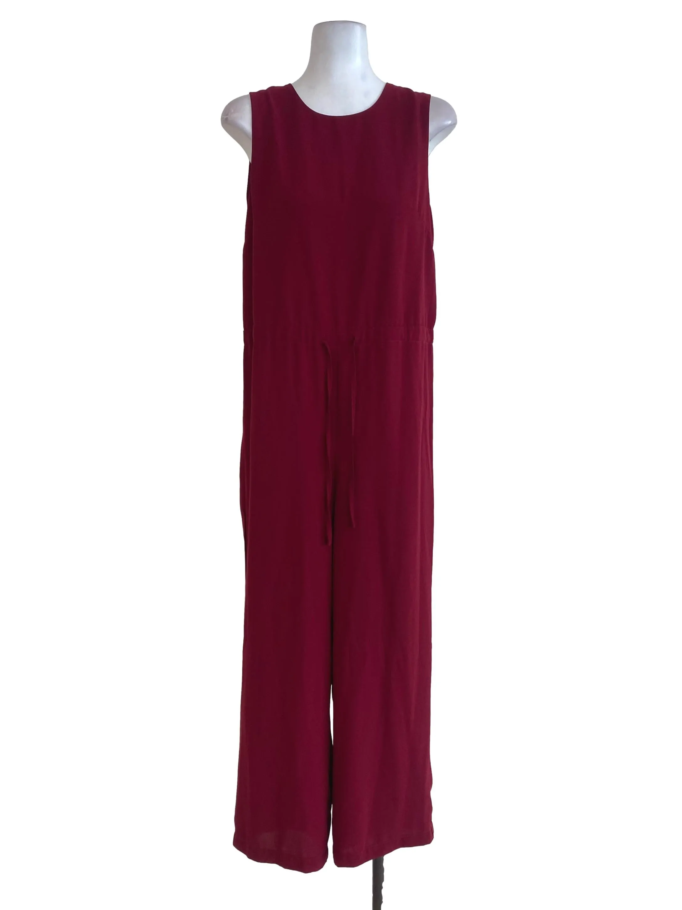 Berry Sleeveless Jumpsuits