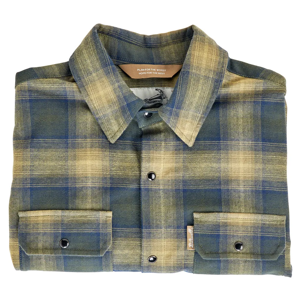BILTWELL HI TEST FLANNEL SHIRT [MOSS]