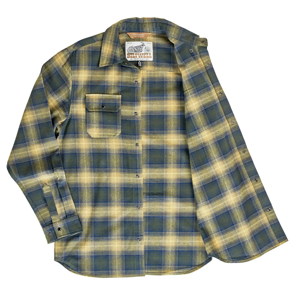 BILTWELL HI TEST FLANNEL SHIRT [MOSS]
