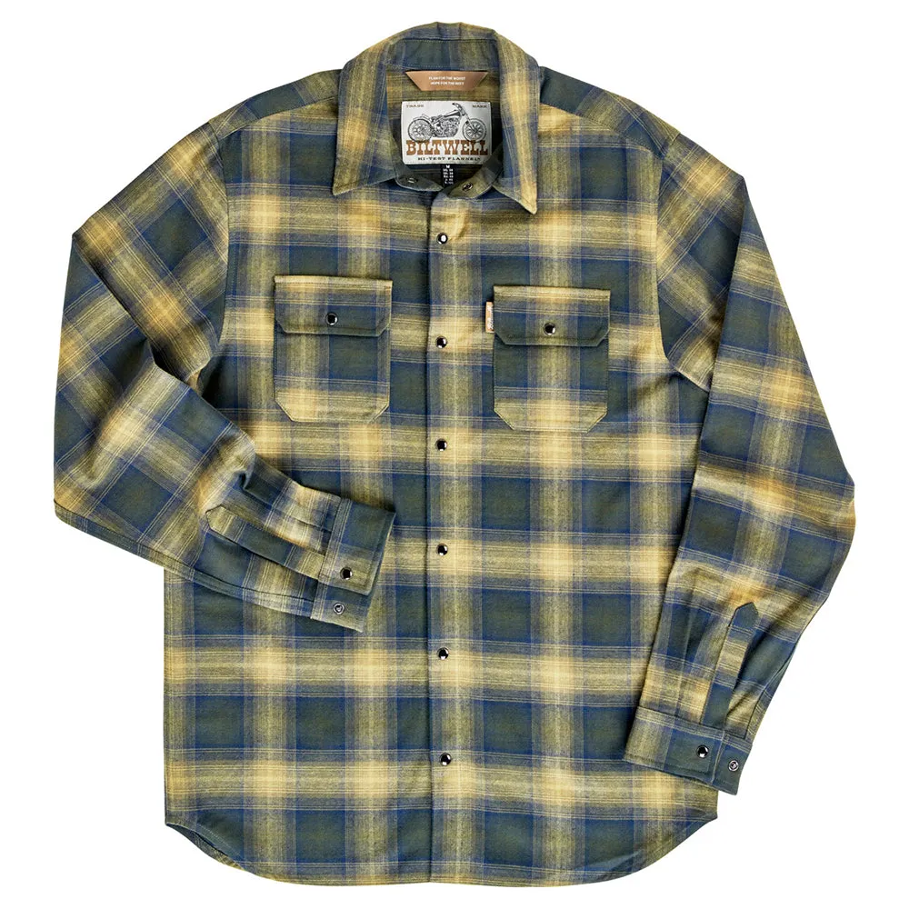 BILTWELL HI TEST FLANNEL SHIRT [MOSS]