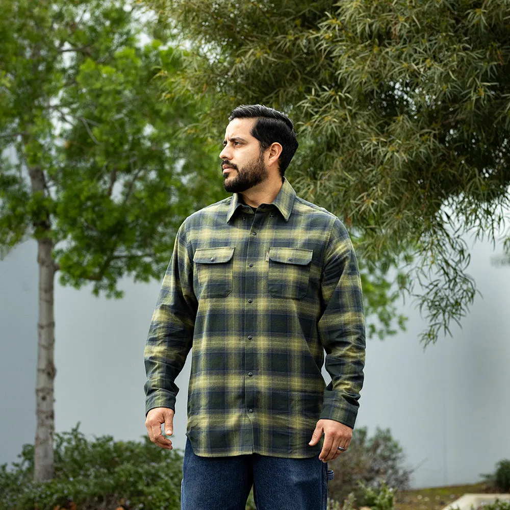 BILTWELL HI TEST FLANNEL SHIRT [MOSS]