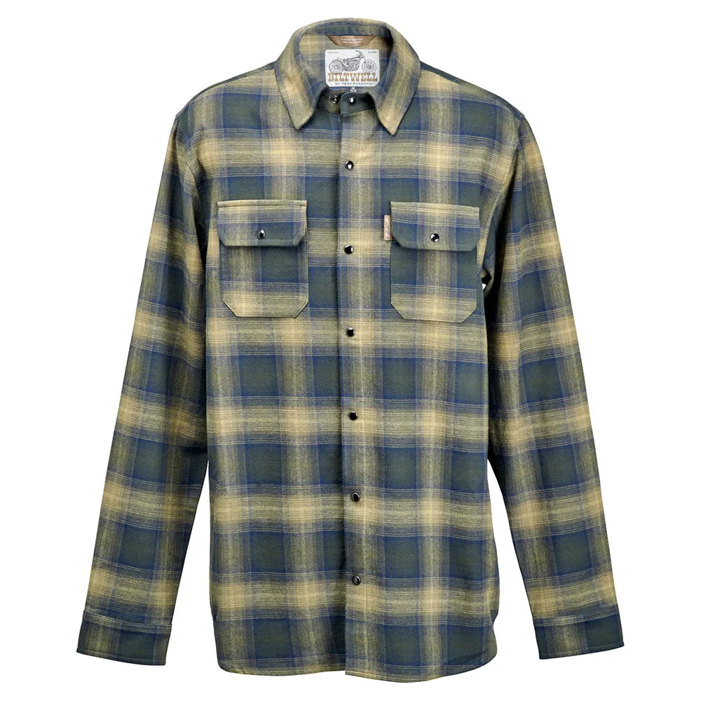 BILTWELL HI TEST FLANNEL SHIRT [MOSS]