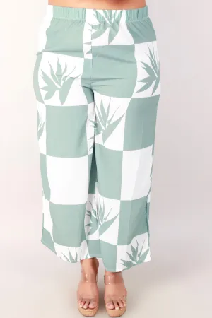 BIRD OF PARADISE CAPRI PANTS