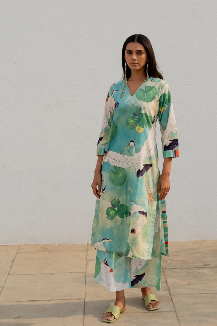 Birds Eye View Kurta Set