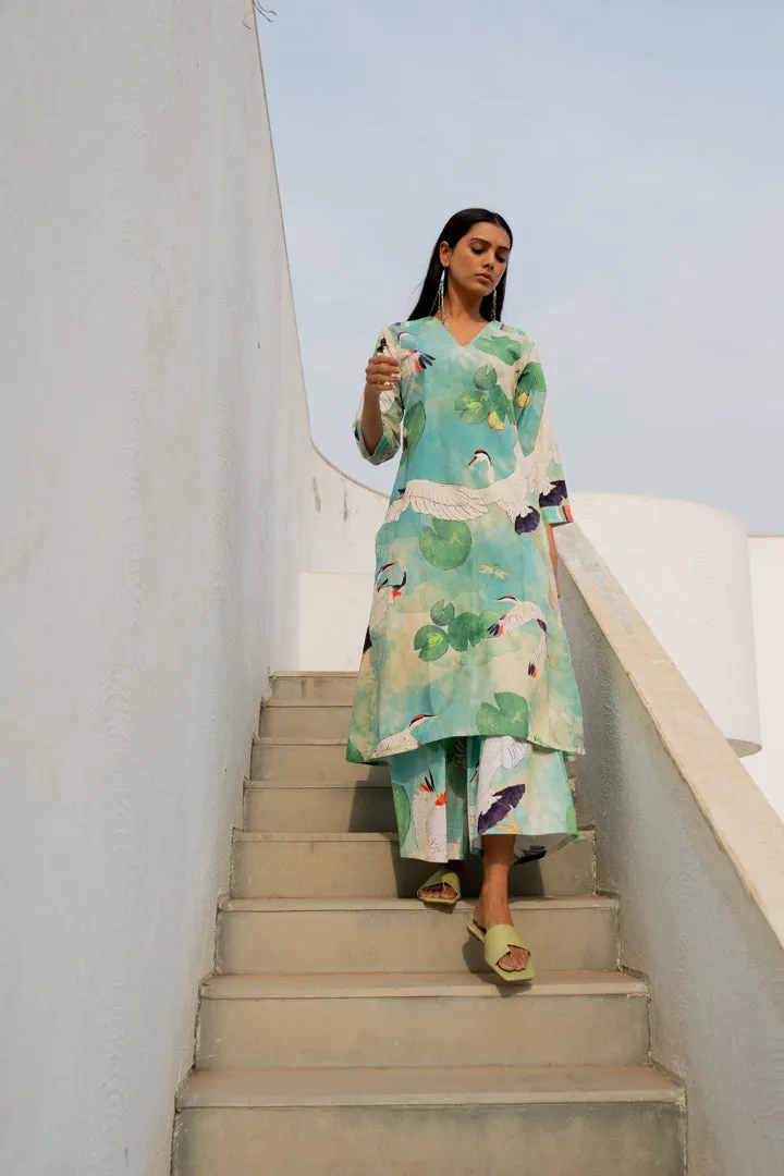 Birds Eye View Kurta Set