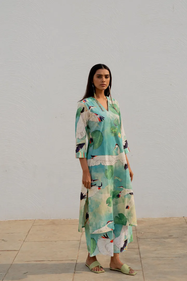 Birds Eye View Kurta Set