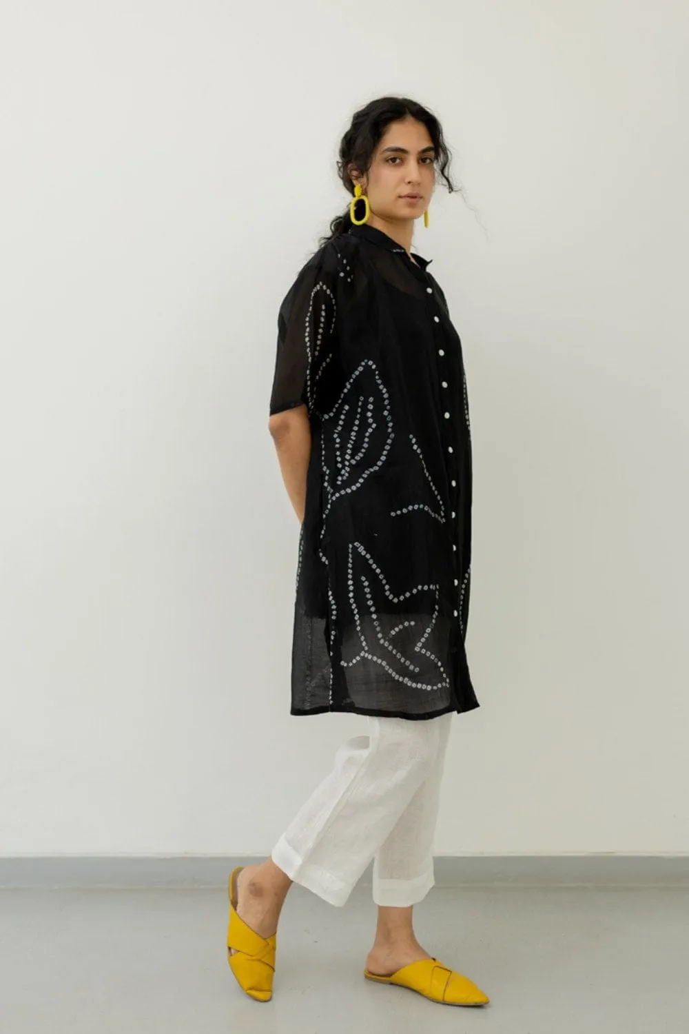 Black Bandhani Tunic with pants