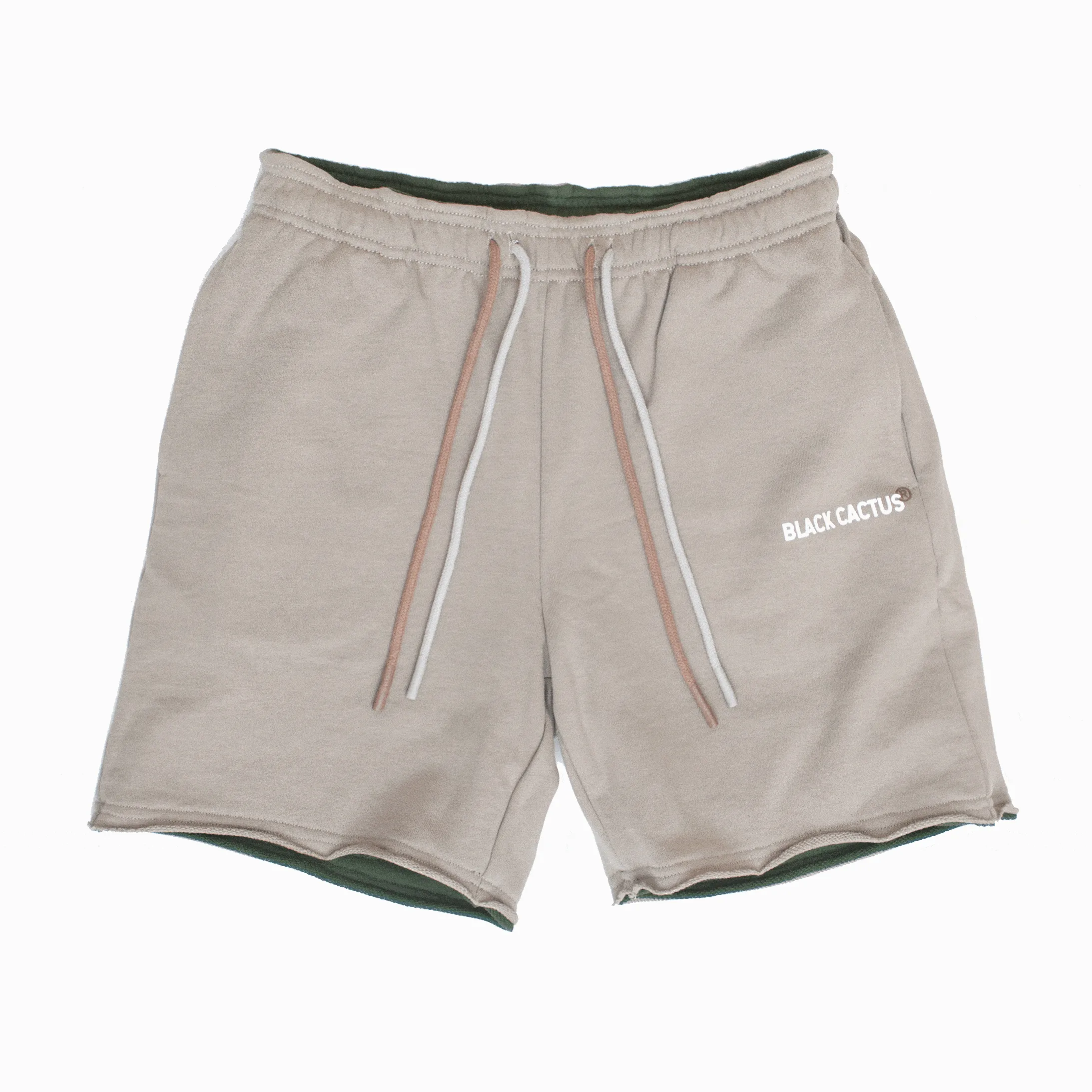 Black Cactus® Reversible Shorts 1.0 - Forest Green & Stone