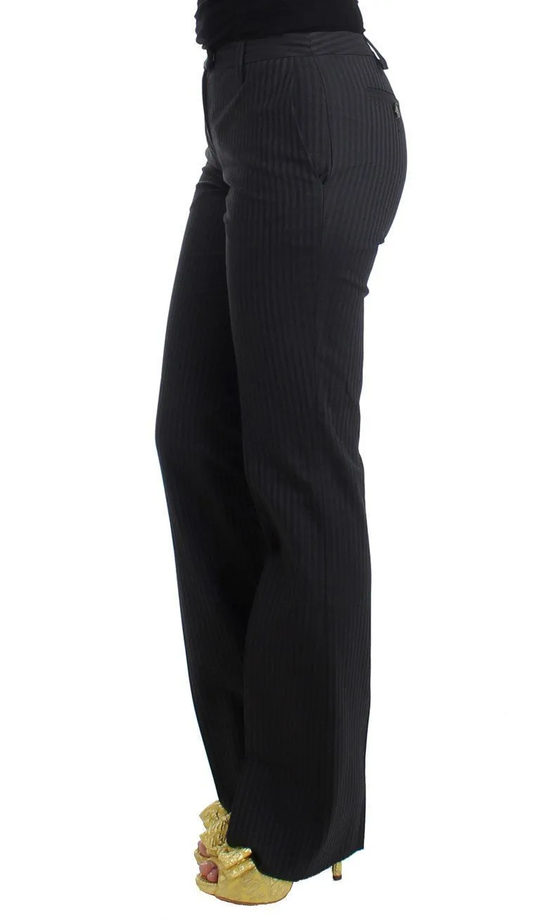 Black cotton dress pants