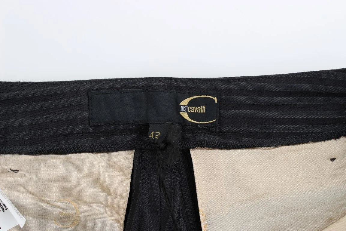Black cotton dress pants
