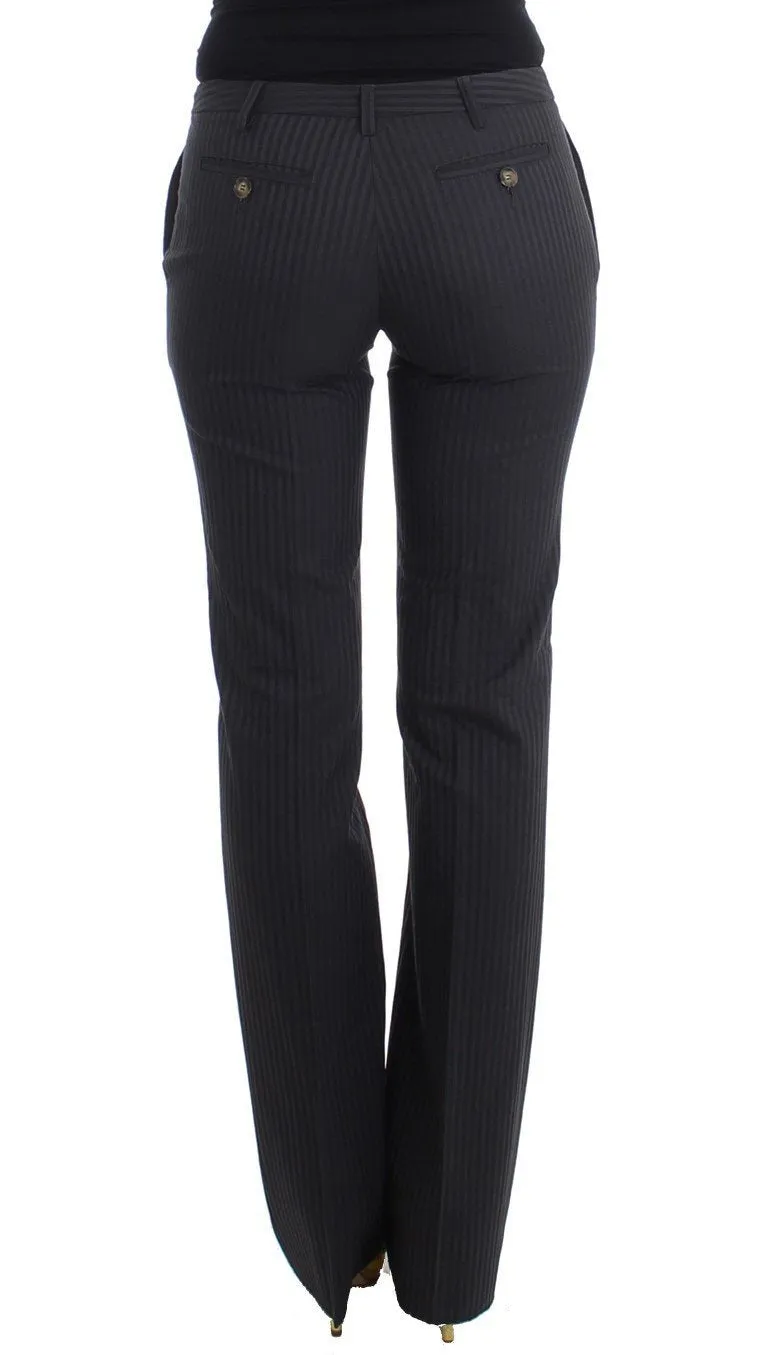 Black cotton dress pants