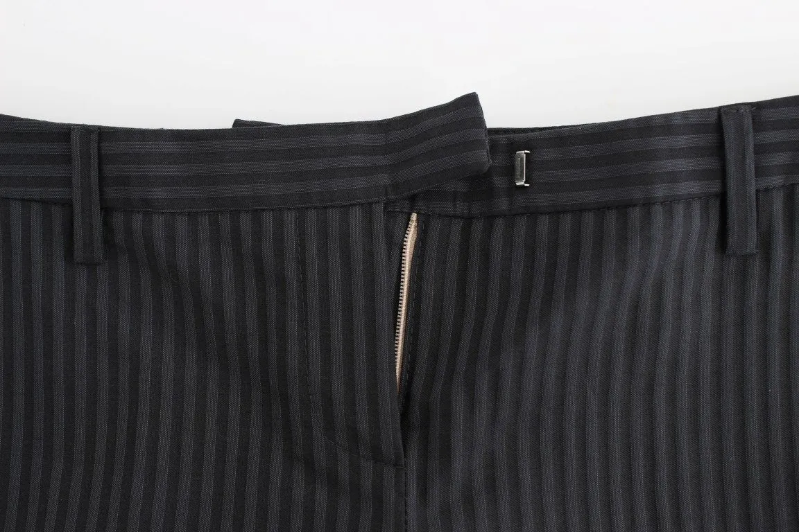 Black cotton dress pants