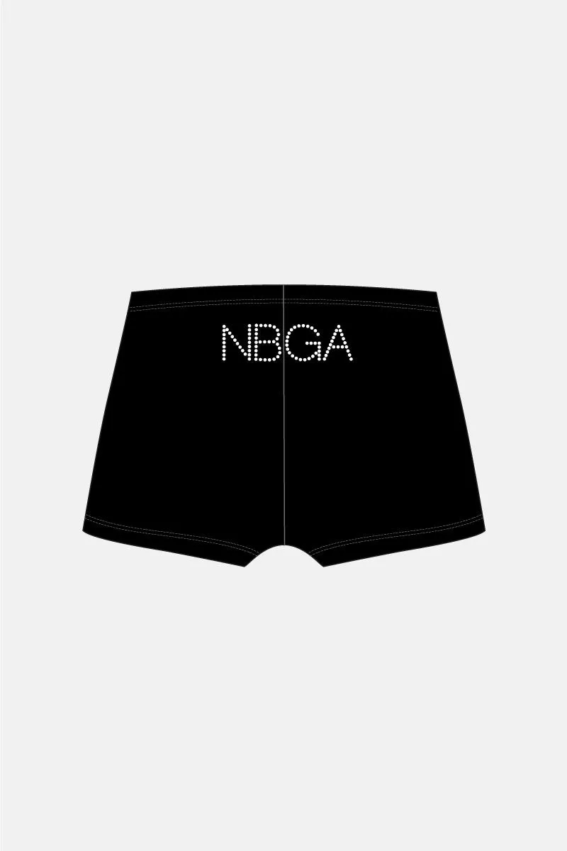 Black Lycra Short 2.0 Personalised