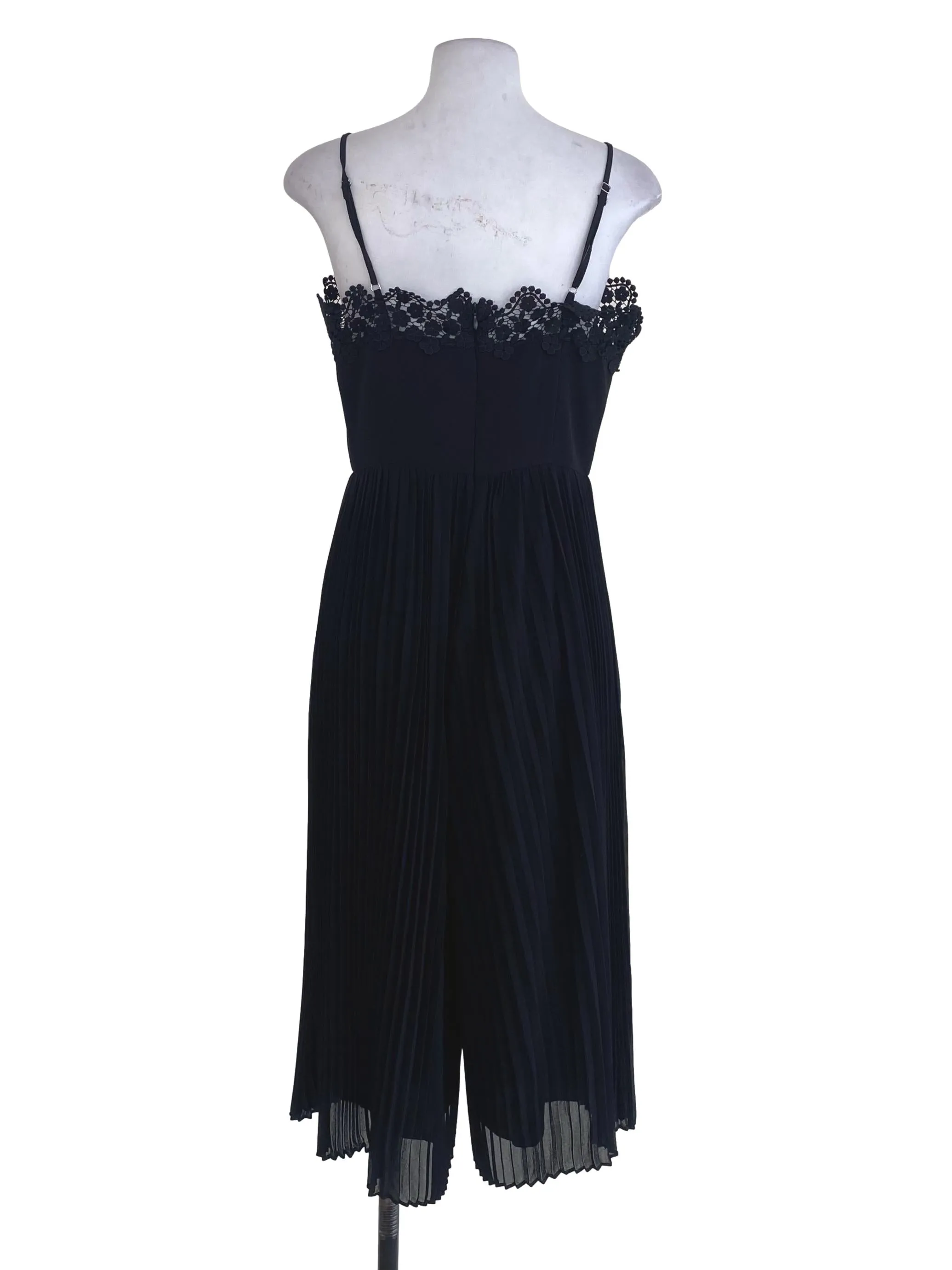 Black Pleated Jumpsuit