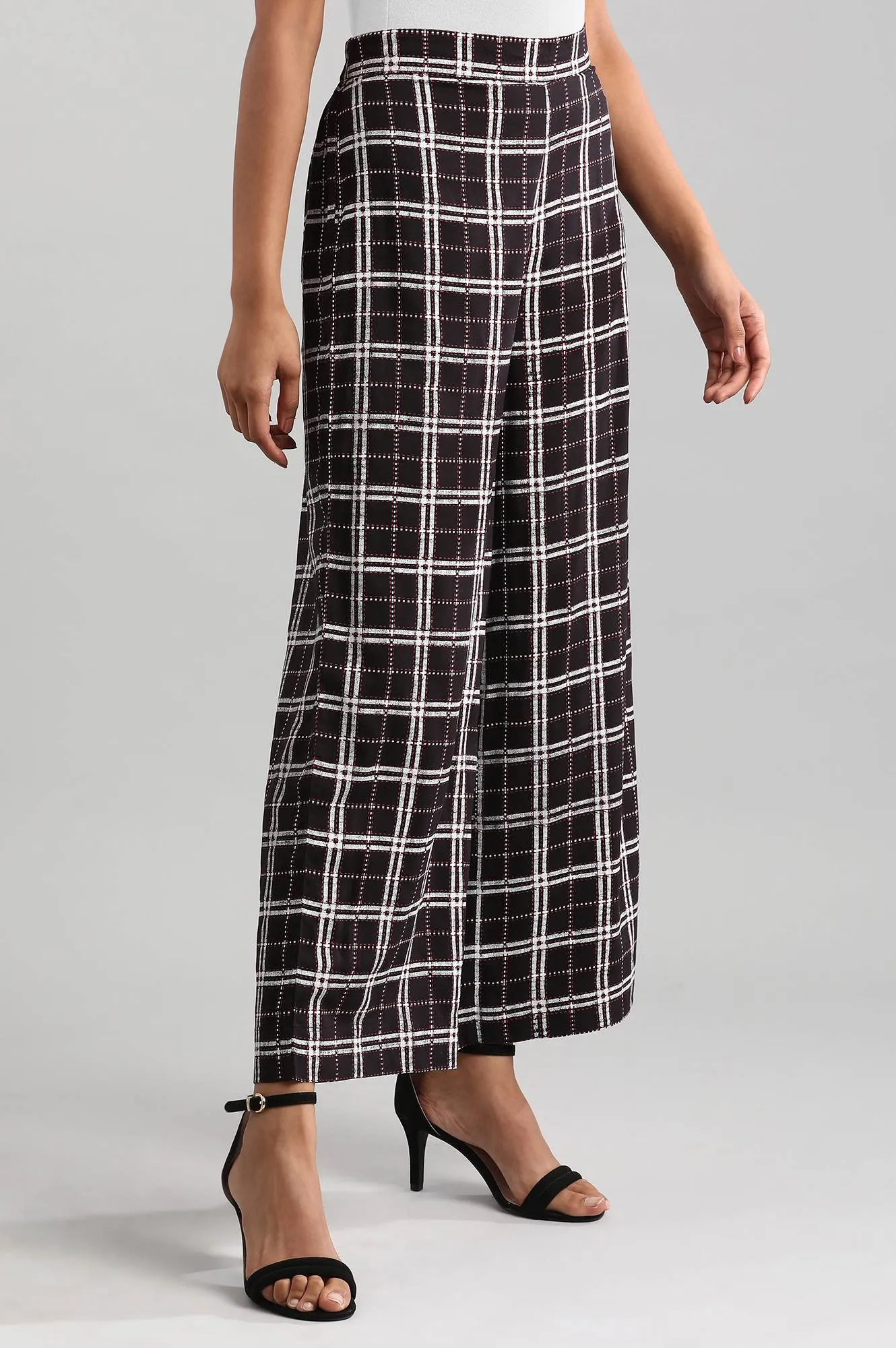 Black Printed Palazzos