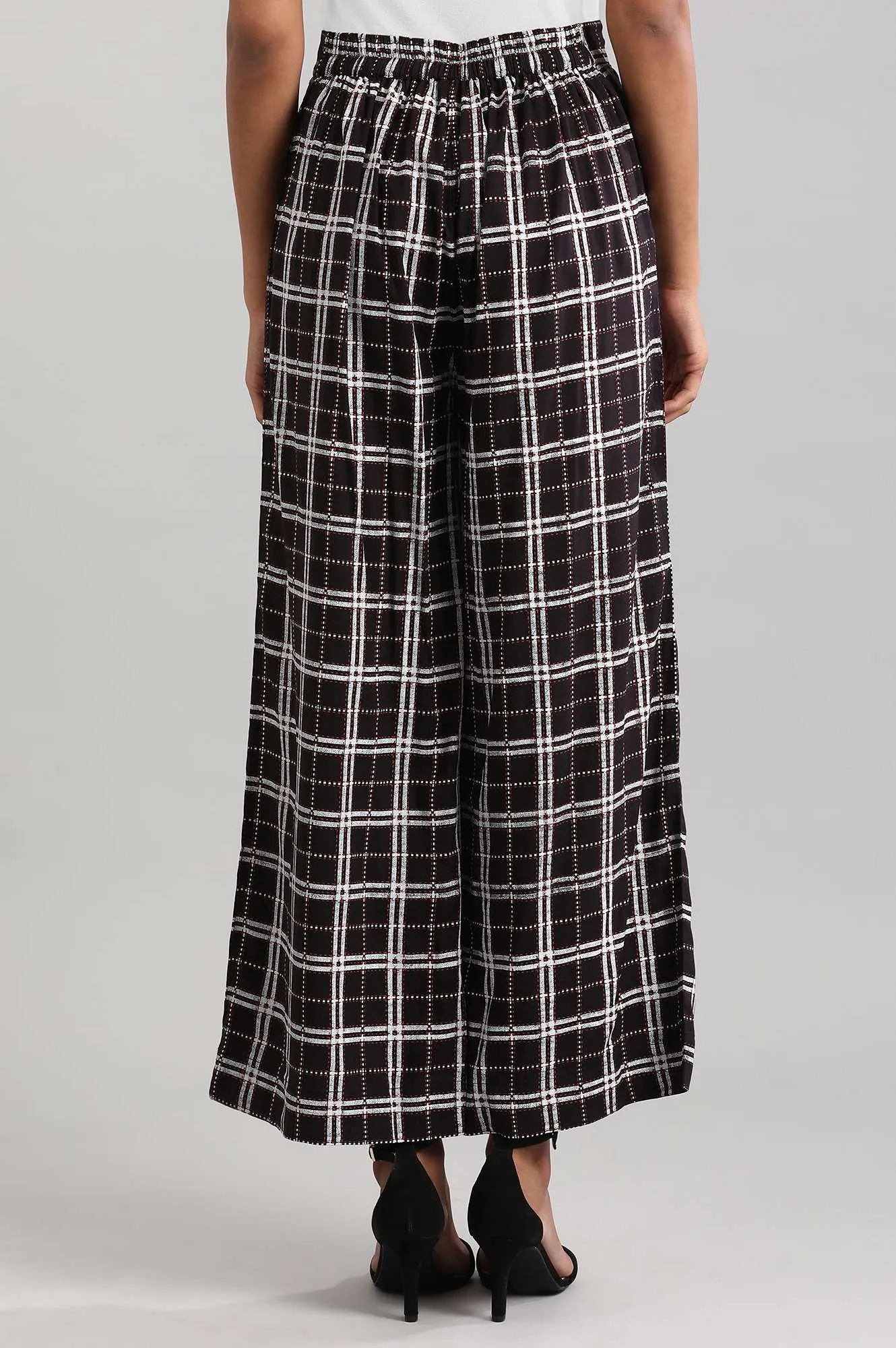 Black Printed Palazzos