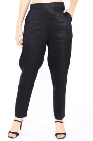 Black Twill Lounge Pants