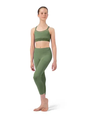 Bloch CZ0127 Girls Lace Print Camisole Crop Top