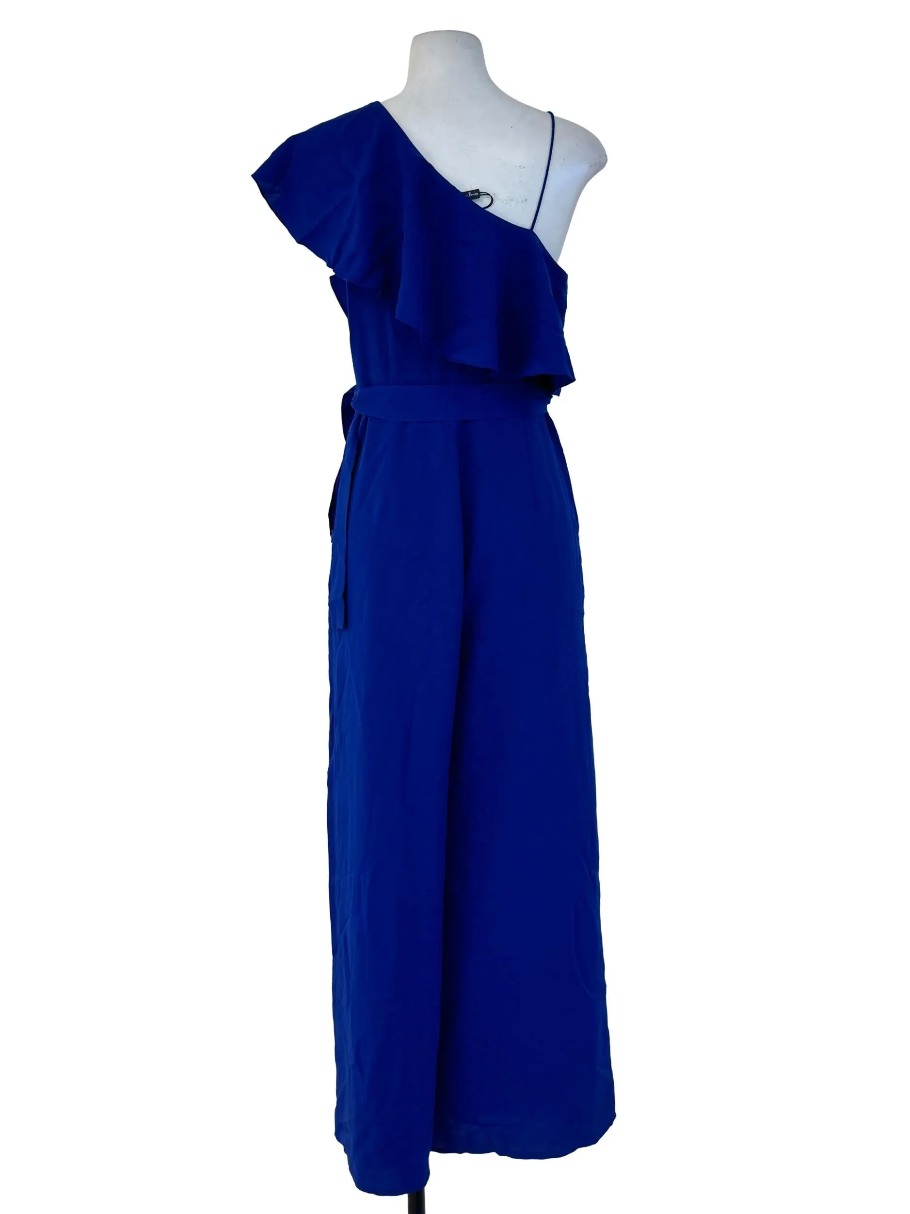 Blue Ruffled Jumpsuits