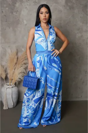 Blue Wave Jumpsuit
