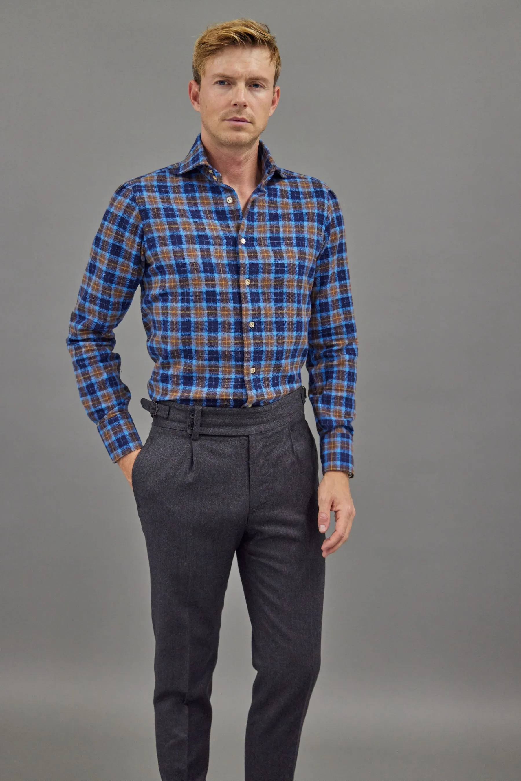 Bold Plaid Flannel Shirt