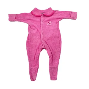 Bonds embroidered terry wondersuit coverall / romper, size 000, Pre-loved