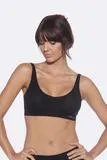 Boody Padded Crop Bra Blk Sm