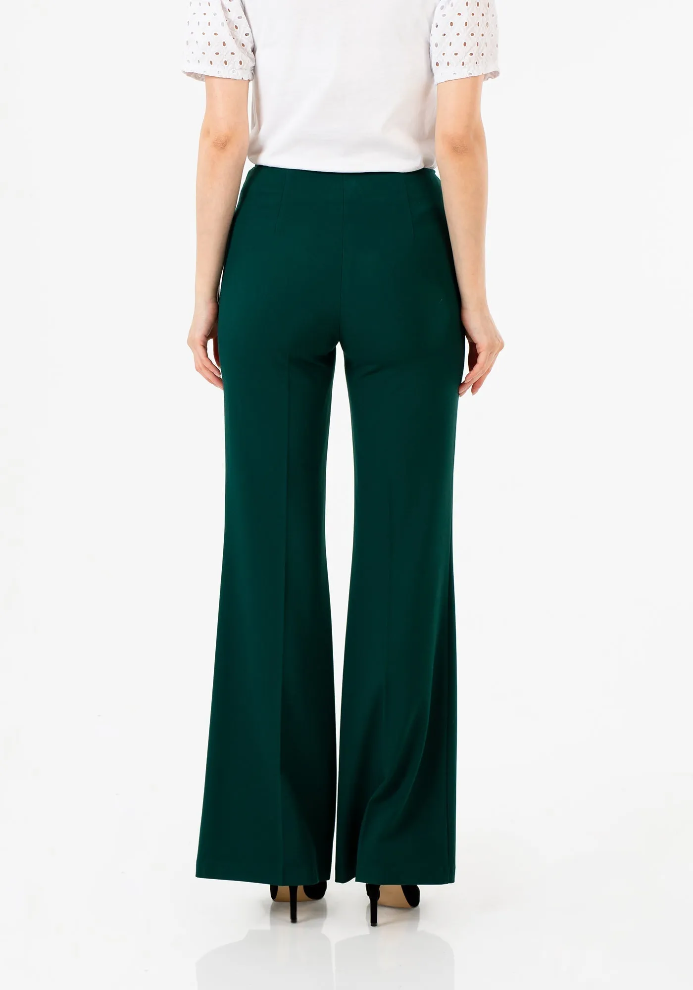 Bootcut Pants - High Waisted Flare Trousers - G-Line