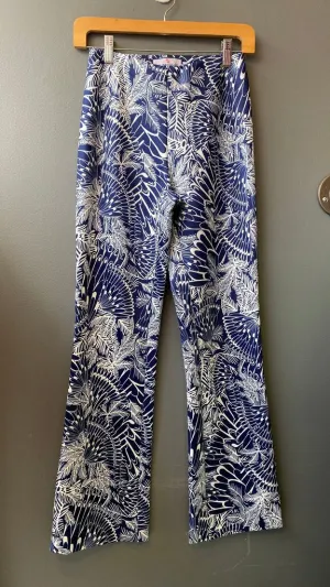 Bootcut Printed Pants