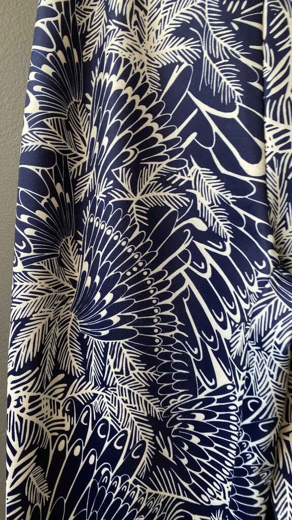 Bootcut Printed Pants