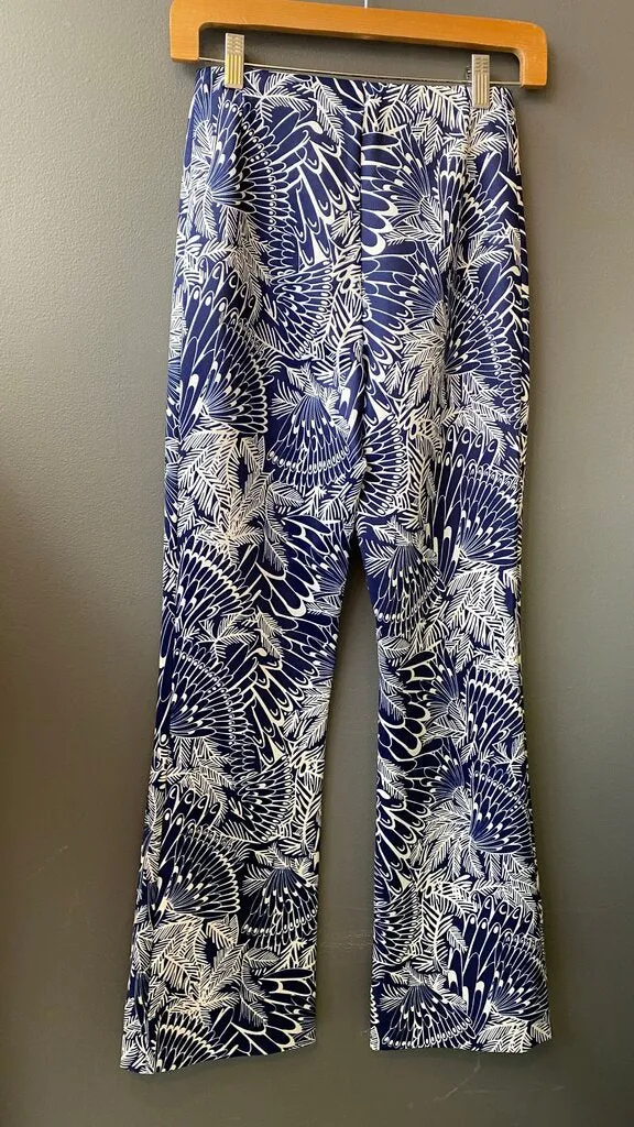 Bootcut Printed Pants