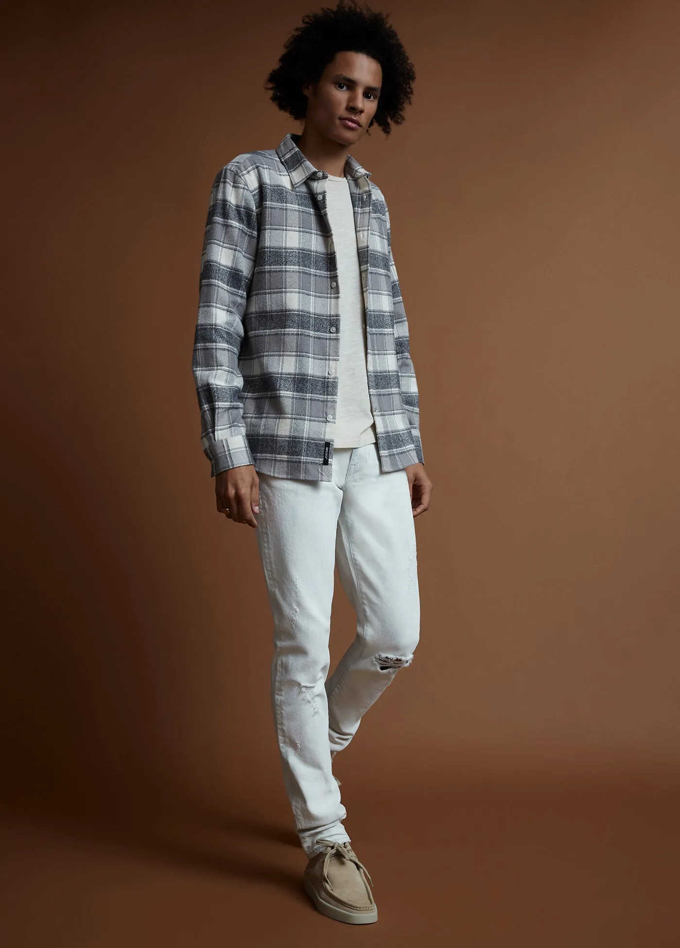 BOUCLE FLANNEL SHIRT