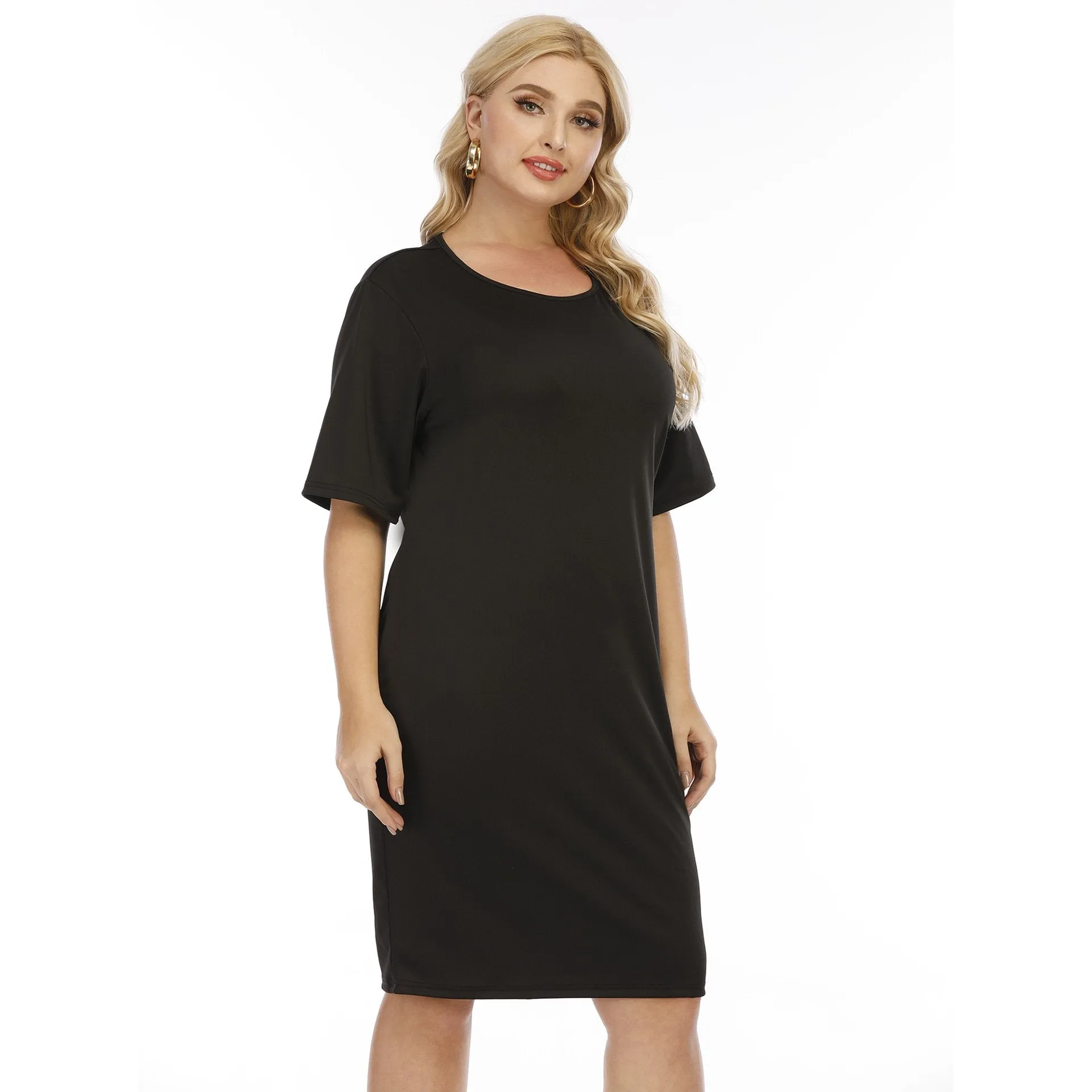 Bowknot Hollow Out Plus Sizes Dresses