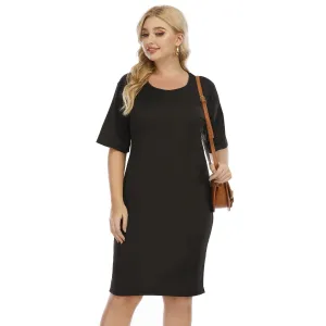 Bowknot Hollow Out Plus Sizes Dresses