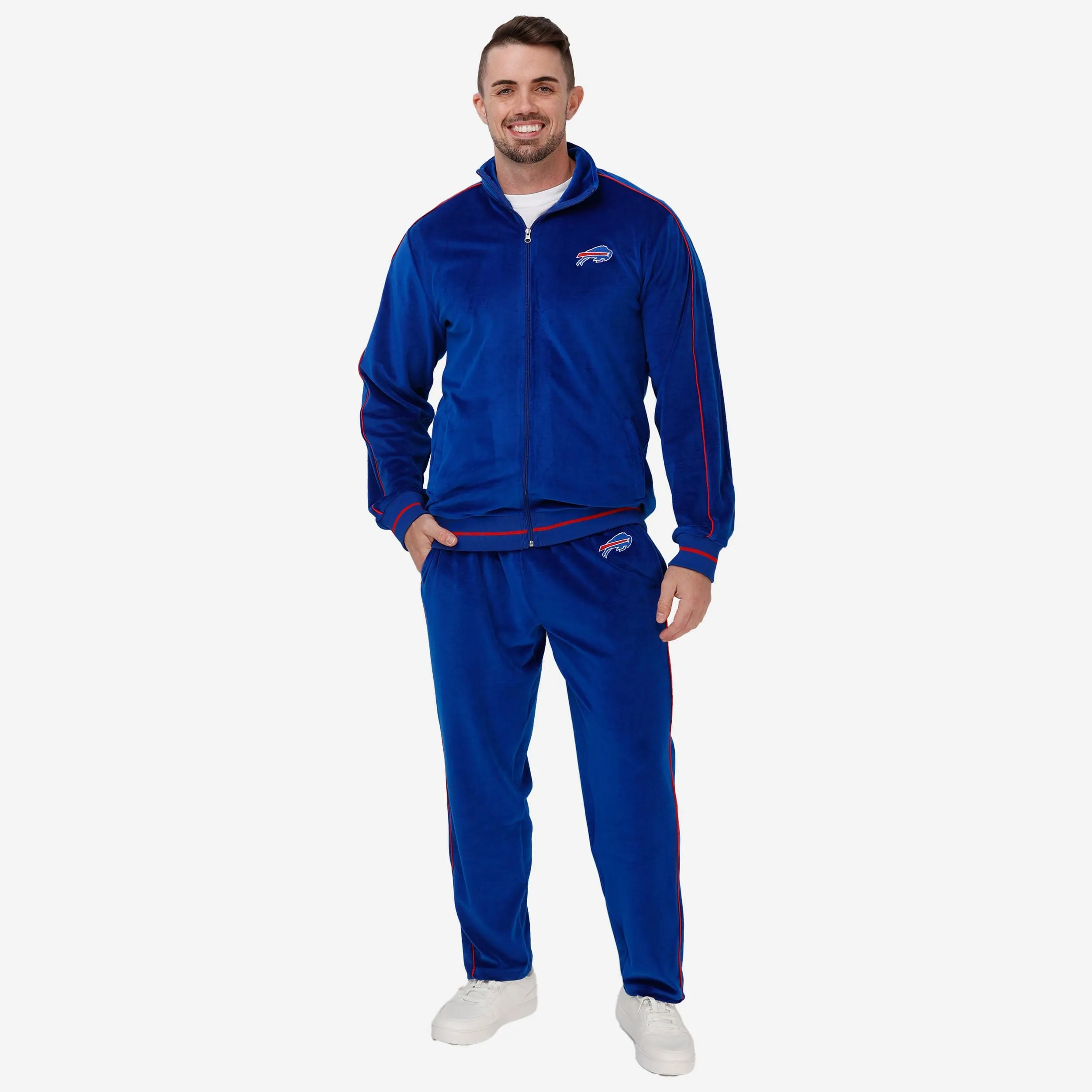 Buffalo Bills Velour Zip Up Top